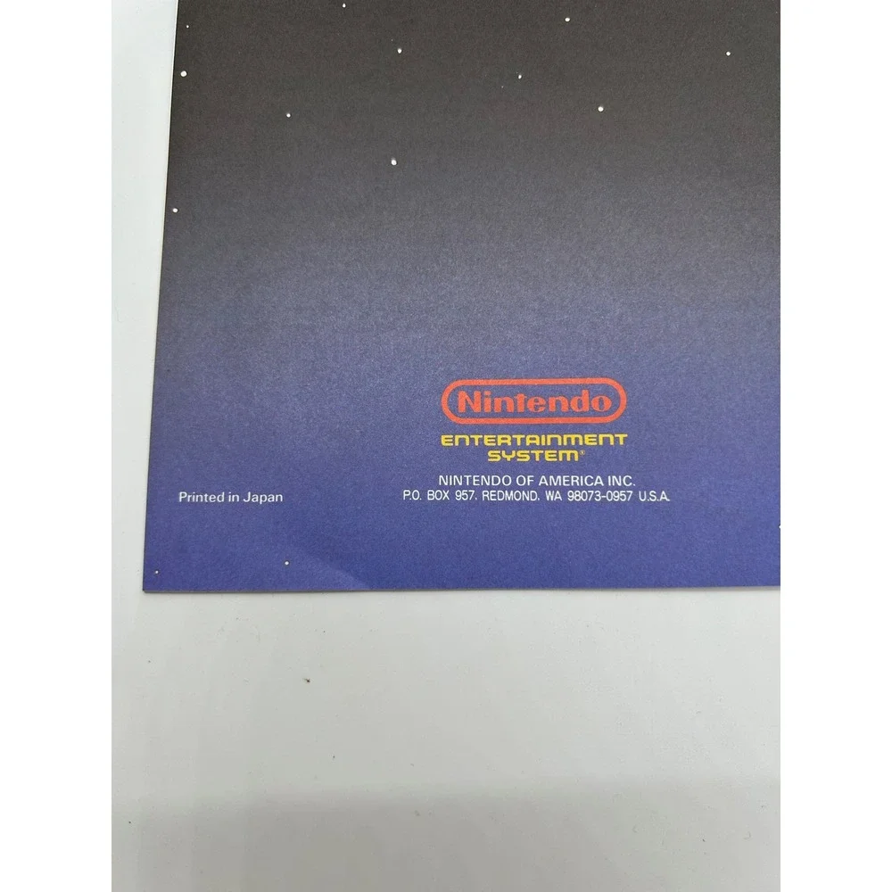 Nintendo NES Zapper Light Gun Instruction Manual US-2 Original 1989 Vintage